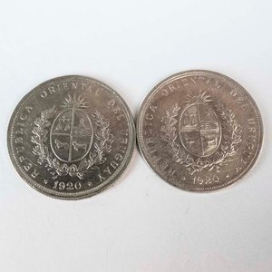 Moneda de Plata Uruguaya 20 Centésimos de 1920 - imagen 2