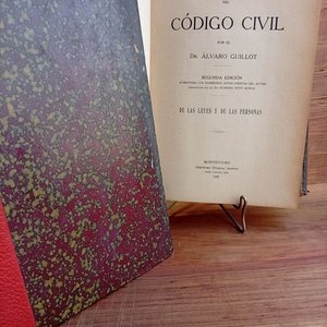 Comentarios del Código Civil Tomos I y II por Dr. Álvaro Guillot (1928) - imagen 1