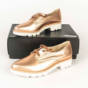 Zapatos Oxford Metalizados Rotunda Talle 34 BRA / 36 EU - imagen 2