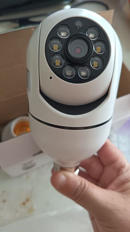 Lámpara de seguridad con bombilla naranja - imagen 2