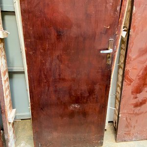 Dos Puertas de Madera y Vidrio con Marco Lustre Oscuro - imagen 6