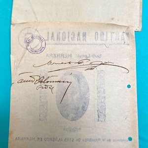 Boleta Electoral Partido Nacional Dr. Luis Alberto de Herrera 1930 - imagen 5