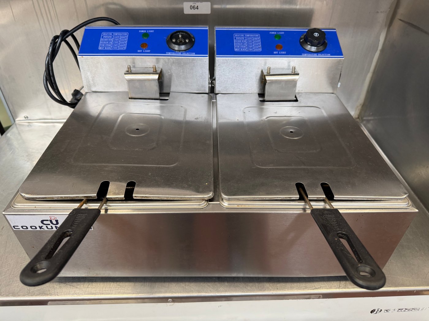 Fritador Eléctrico Cookunique de 2 Servicios