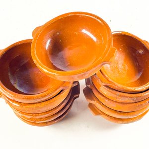 Lote de 11 Cazuelas de Cerámica Artesanal - imagen 2