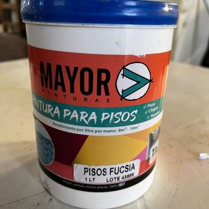 Lote anterior: Pintura para Pisos Mayor Color Fucsia 1 Litro