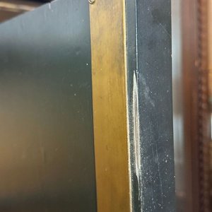 Chiffonier Francés Estilo Napoleón III Madera Laqueada Negra con Aplicaciones - imagen 10