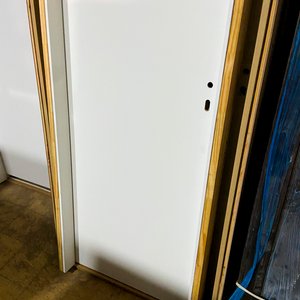 Cuatro Puertas MDF Blancas Sin Cerradura 206 x 70 cm - imagen 4