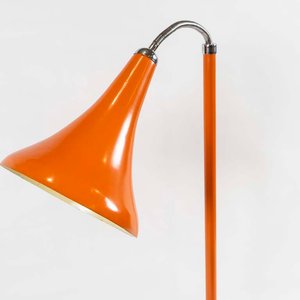 Lámpara de Pie Estilo Corneta Naranja Años 70 - imagen 2