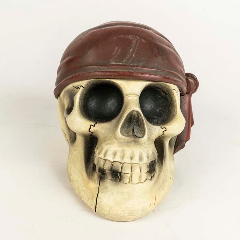 Calavera de la película Piratas del Caribe