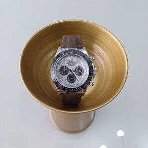 Réplica Reloj Rolex Cosmograph Daytona Esfera Gris Tramada Acero Oysterflex - imagen 3