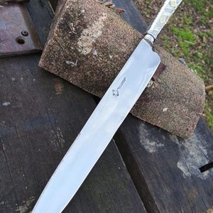Lote anterior: Cuchillo Antiguo Broqua & Scholberg Sol, Cabo Alpaca y Bronce, Hoja 28cm