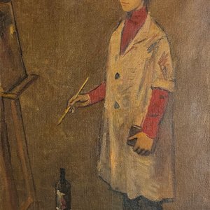 Lote anterior: Edgardo Ribeiro "La Artista" Óleo sobre Tela Firmado y Fechado 1961