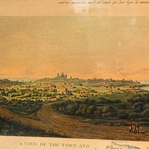 3 Láminas Coloniales Antiguas de Uruguay Enmarcadas - imagen 4