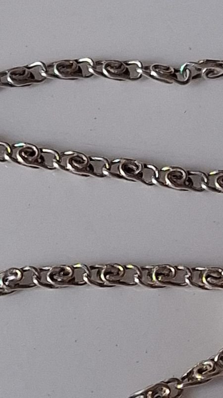 Cadenita de plata con anillo - imagen 3