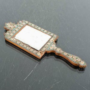 Lote siguiente: Espejo de Mano con Mosaico Floral Joyería Revello