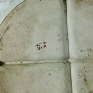 Plato Divisorio Vintage con Flores y "Made in Japan" - imagen 3
