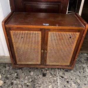 Lote siguiente: Rack de TV de Madera con Dos Puertas y Esterilla