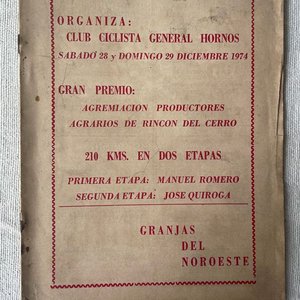 Vuelta Ciclista del Uruguay: Historia, Reglamentación y Libro de Carrera 1974 - imagen 7