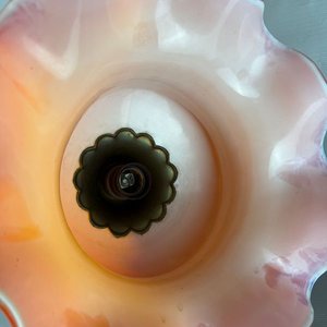 Lámpara Colgante de Opalina Naranja con Detalle - imagen 6