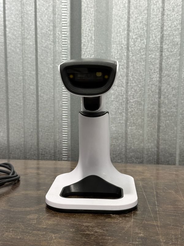 Lector de Código de Barras Inalámbrico con Base y Conexión USB
