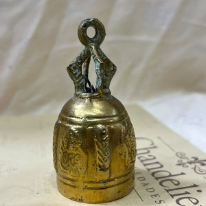 Lote de 2 campanas antiguas de bronce con águila y motivos orientales - imagen 7