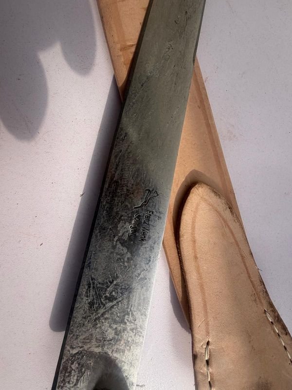 Cuchillo Ginete Hoja Larga Fritz Neck Solingen - imagen 1
