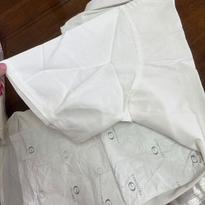 Camisa Blanca Manga Corta Talle M Nueva con Estampa Floral - imagen 3