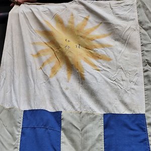 Antiguo Pabellón Nacional Uruguayense Gigante 135x295cm - imagen 4