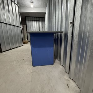 Escritorio de Oficina Azul Grande con 3 Puertas y Cajones - imagen 8