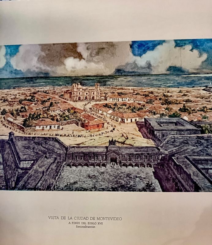 Lámina Exclusiva: Vista de la Ciudad de Montevideo en el Siglo XVIII - imagen 3