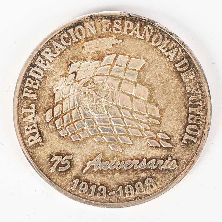 Medalla de bronce de la Real Federación Española 75 aniversario - imagen 2