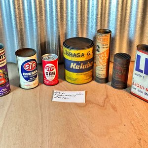 Latas de lubricantes antiguas (2 sin abrir) - imagen 1