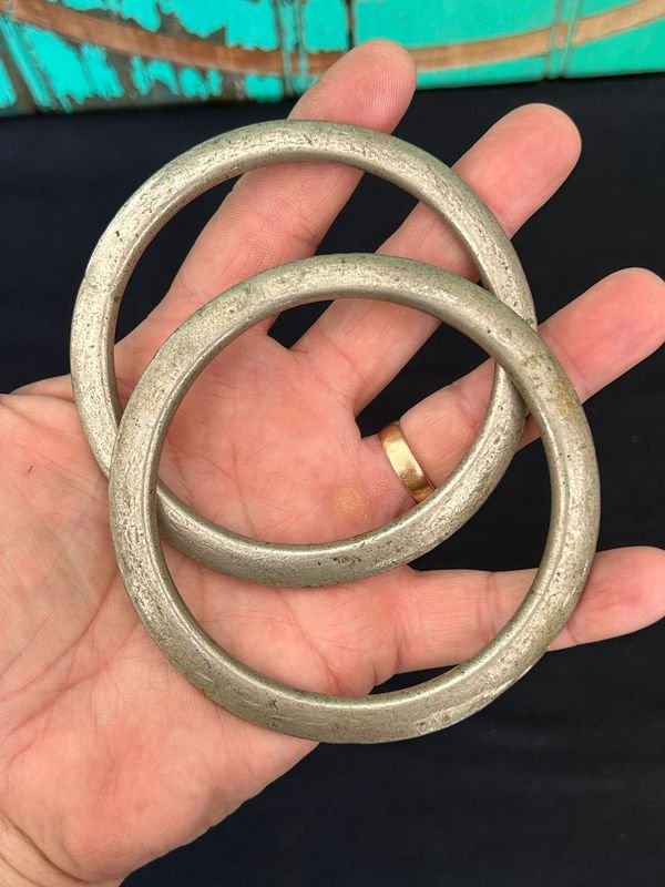 Argollas de metal blanco para chinchón o encimera - imagen 3