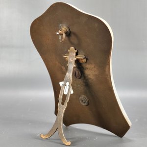Dos Retablos Religiosos de Sobremesa en Metal y Mármol - imagen 11