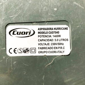 Aspiradora Hurricane Cuori 1400W con Accesorios - imagen 4