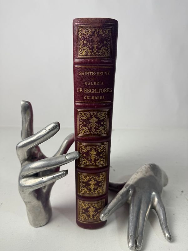 Libro antiguo de escritores celebres - imagen 1
