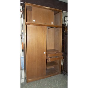 Ropero de Madera con 4 Puertas Corredizas y 4 Cajones - imagen 3