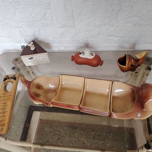 Set Decorativo para Copetín con Forma de Perro Salchicha - imagen 3