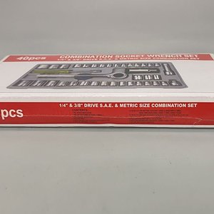 Juego de Dados de 40 Piezas con Encastre 1/4 y 3/8 Pulgada - imagen 3