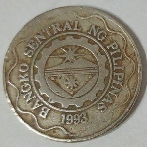 Moneda de 5 Piso de Filipinas - Año 1998 - imagen 2