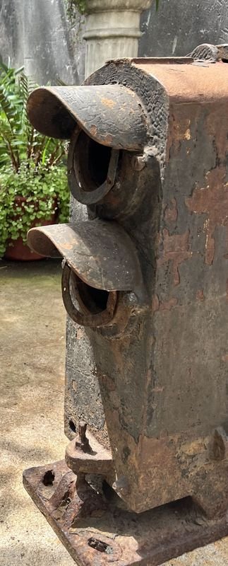 Antiguo farol de cruce de tren británico - imagen 4