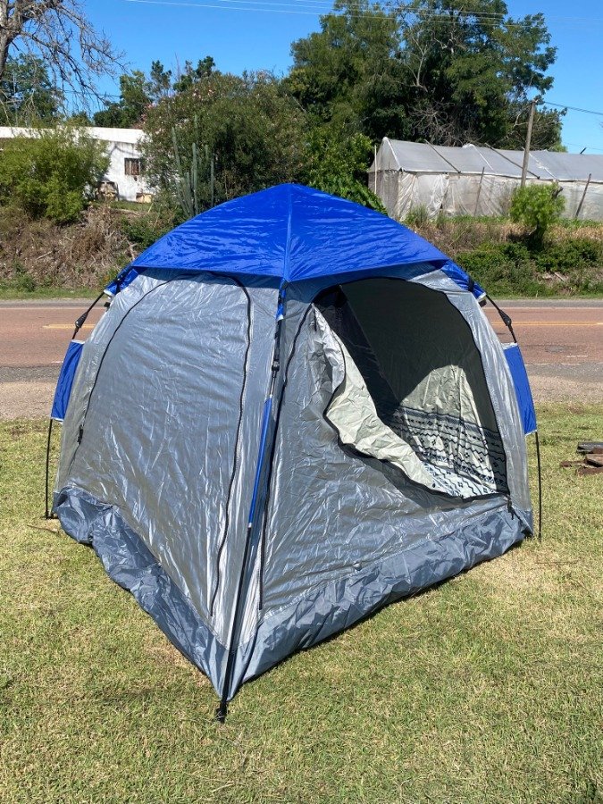 Carpa de Camping con Doble Puerta y Moquitero - imagen 2