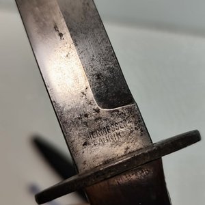 Cuchillo de combate alemán de la 1ª y 2ª Guerra Mundial con vaina - imagen 3