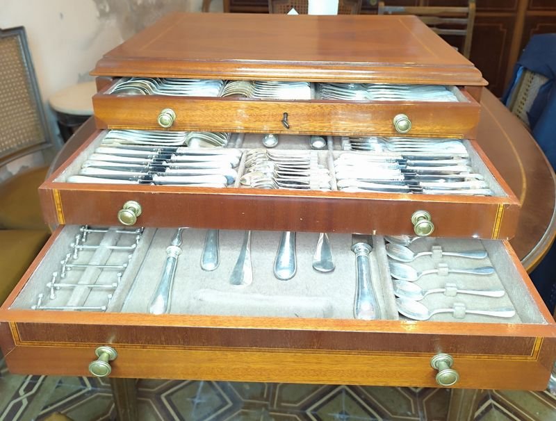 Conjunto de cubiertos frances en plata, modelo FIDELIO INMACULADO - imagen 2