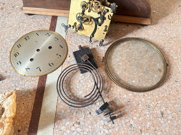 Reloj de plendulo antiguo desarmado - Relojes antiguos y relojera - imagen 6