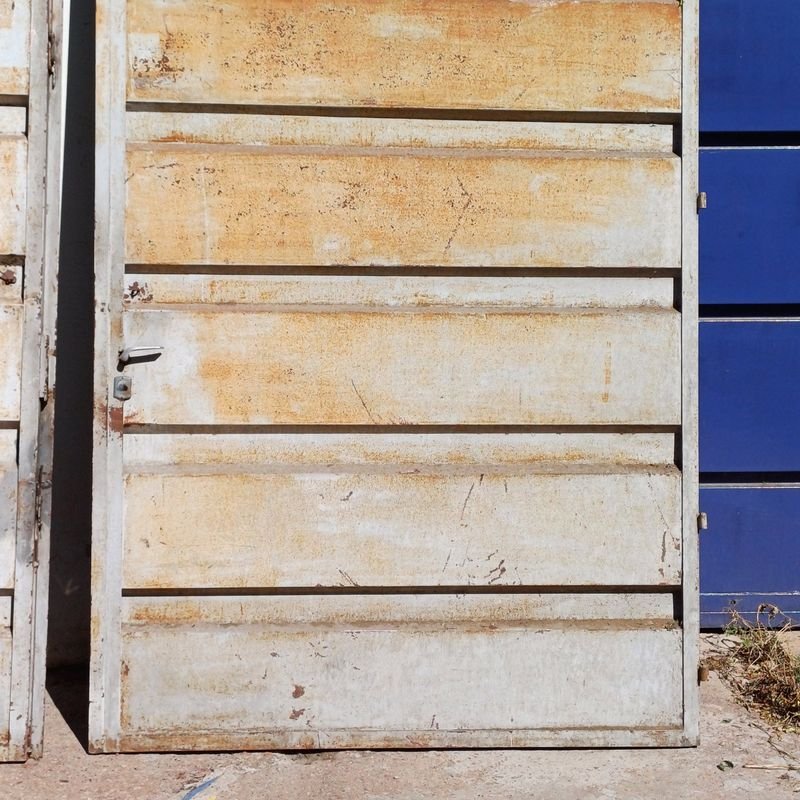 Puerta de garaje en hierro y chapa - imagen 5