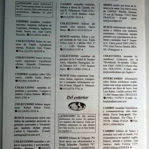 22 Publicaciones El Telégrafo del Centro (1996-2004) - Gaceta Numismática Buenos Aires - imagen 8