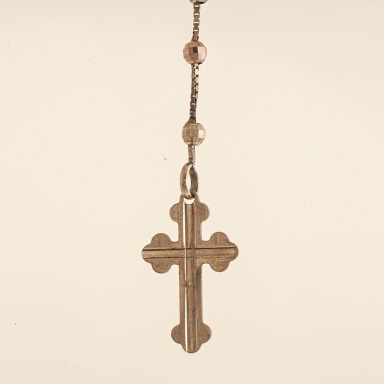 Cadena de oro con cruz - imagen 2