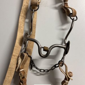 Cabezada y Freno de Acero Inoxidable para Equinos - imagen 4