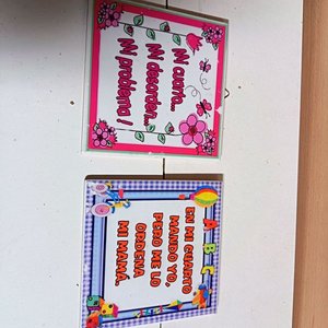 Lote siguiente: Lote de 2 Cuadros Decorativos Infantiles con Frases Divertidas